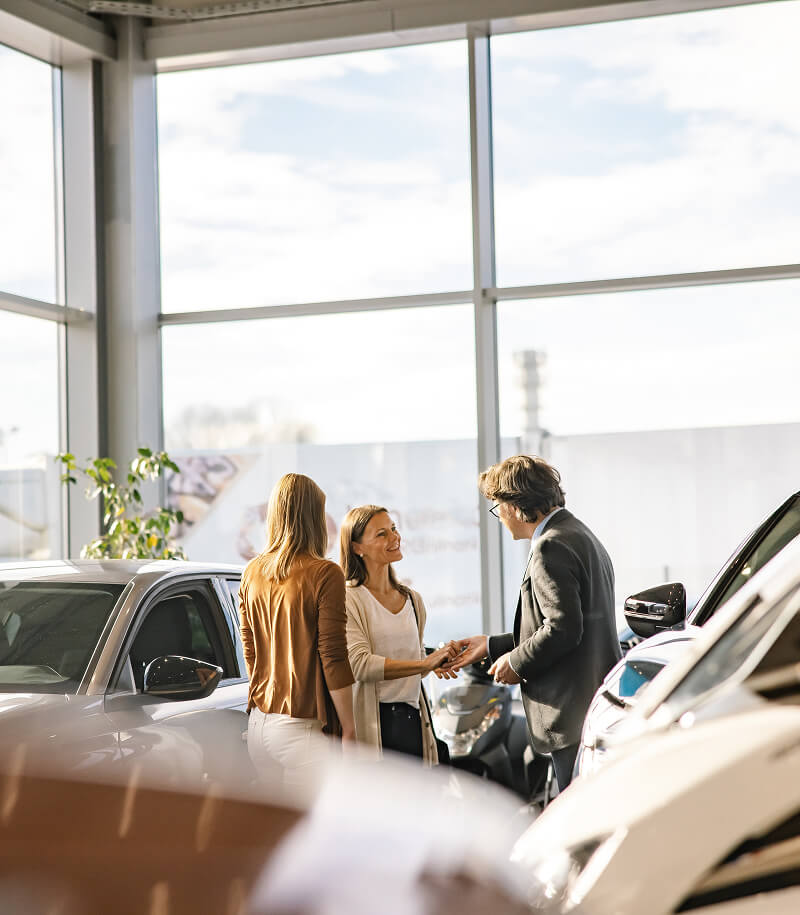 Car dealership.