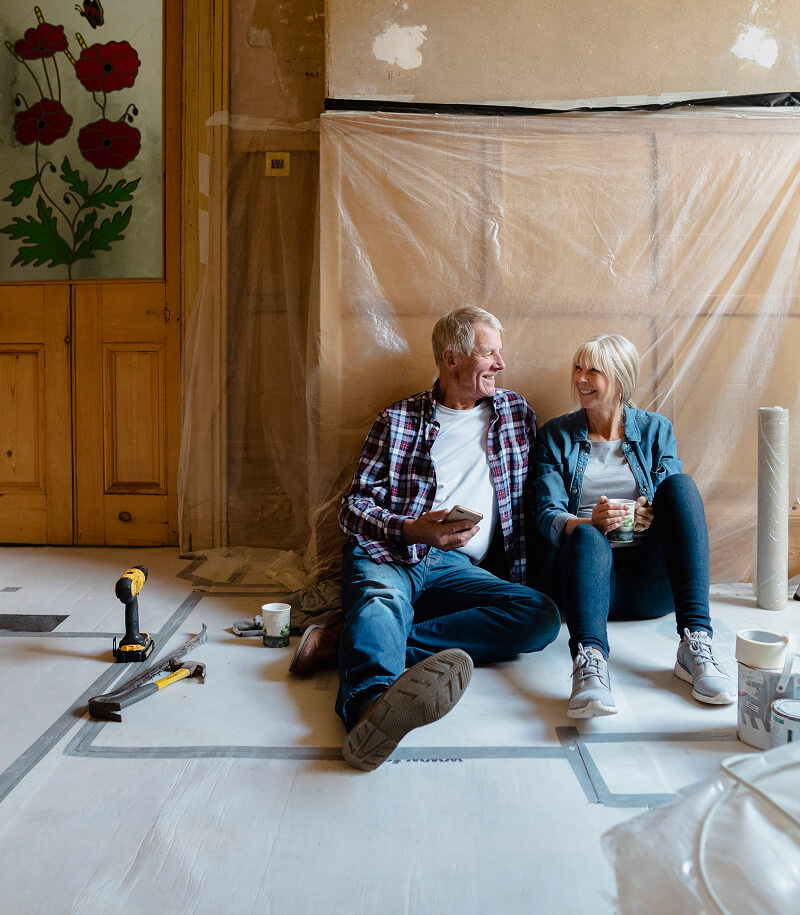 Couple home renovation. 