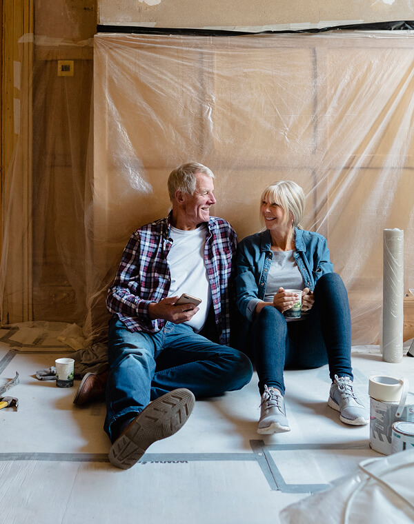 Couple home renovation. 