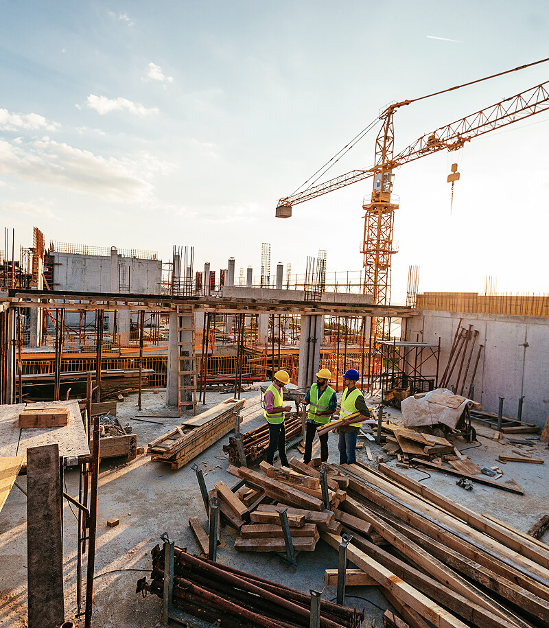 Construction site.