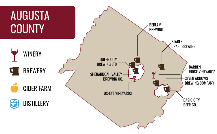 Augusta County Map