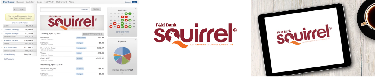 F&M Bank Squirrel App