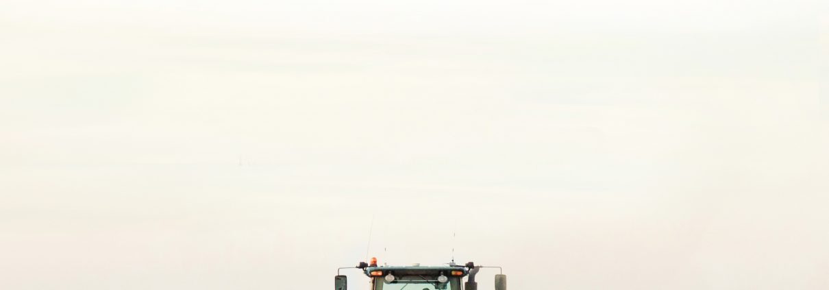 tractor on a farm