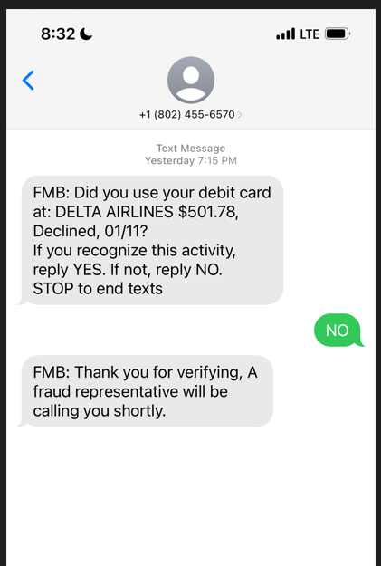 Text Fraud