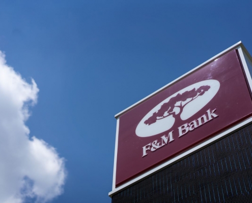 F&M Bank sign