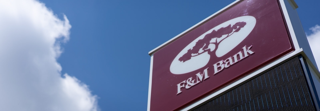 F&M Bank sign
