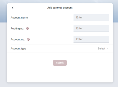external transfer fields account to account transfer