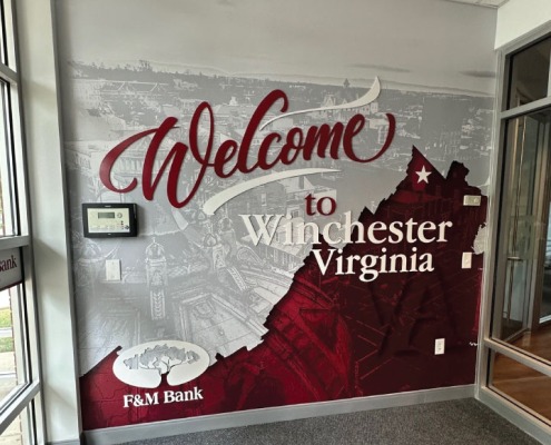 Winchester Amherst Branch foyer